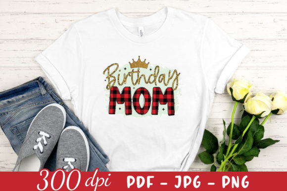 Birthday Mom PNG Graphics for Crafts