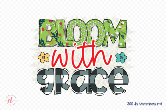 Bloom with Grace: Spring Sublimation PNG for Crafts & Graphics
