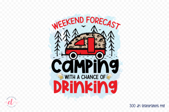 Camping Sublimation Design, Camping PNG: Graphics for Crafts