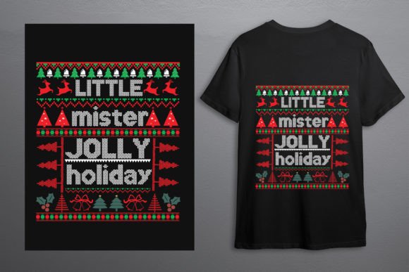 Christmas Quote SVG Design, Little Miste: Graphics for T-Shirt Designs & Local Branding