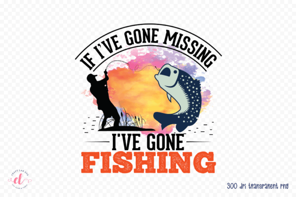 Fishing Sublimation Design: Graphics for Crafts & Content