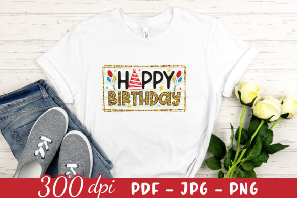Happy Birthday PNG Graphics for Crafts