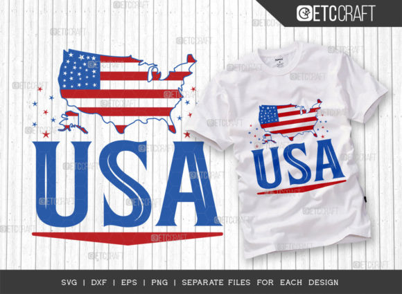 USA SVG Cut File Memorial Day Svg for T-Shirt Designs & Graphics